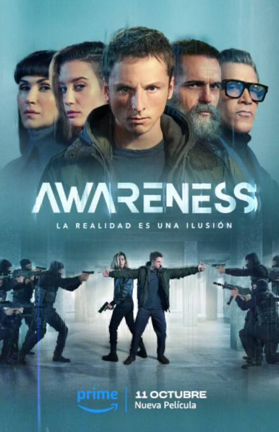 Awareness es una película que se rodó en España y que la productora contrato a Alucine para el alquiler y la instalación de todos los equipos y materiales de iluminación que se utilizaron durante el rodaje. Aluzine es una empresa de iluminación de proyectos audiovisuales, cine, ficción, series, películas, anuncios, publicidad y videoclips.