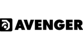 Avenger logo de la marca de material de iluminación que Aluzine alquila en España para rodajes de cine publicidad, ficción, videoclips, eventos y cualquier producción audiovisual que pueda necesitar una productora o director de fotografía o gaffer en madrid, Barcelona, canarias, málaga, Bilbao o navarra