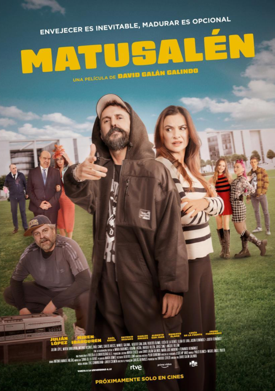 Matusalén es una película producida por Enrique Cerezo, que se rodó en España y que la productora contrato a Aluzine para el alquiler y la instalación de todos los equipos y materiales de iluminación que se utilizaron durante el rodaje. Aluzine es una empresa de iluminación de proyectos audiovisuales, cine, ficción, series, películas, anuncios, publicidad y videoclips.