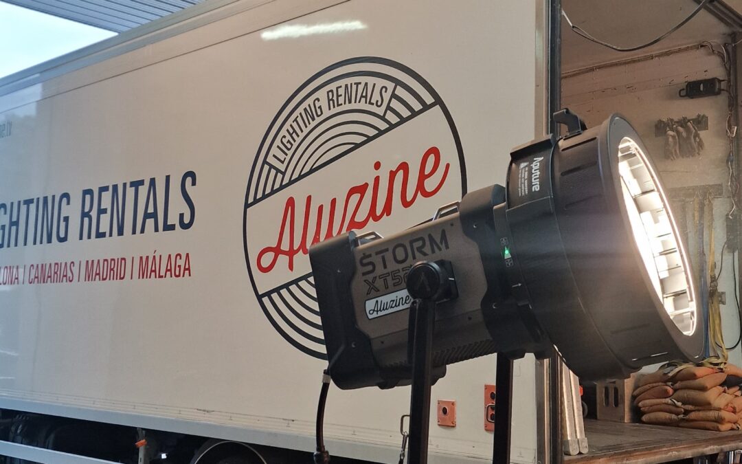 Lente Fresnel motorizada CF16 para Aputure XT52: ya disponible en Aluzine Rentals