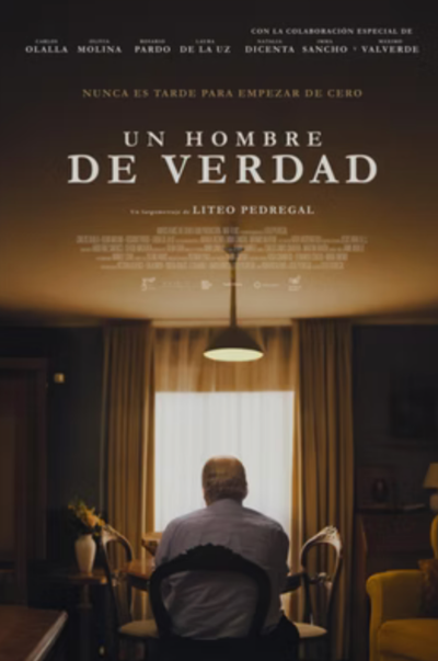 Cartel de Un hombre de verdad, película vinculada a Aluzine.