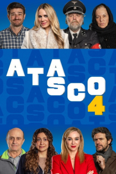 Cartel de Atasco temporada 4, serie vinculada a Aluzine.