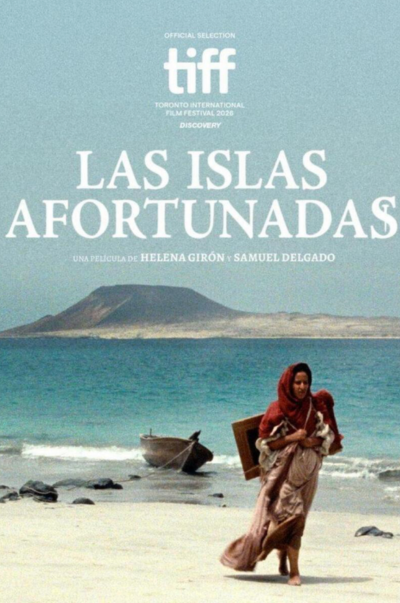 Cartel de Las islas afortunadas, película vinculada a Aluzine.